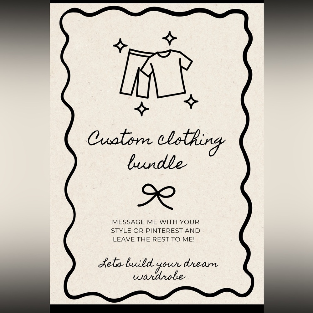 Custom Clothing Bundle